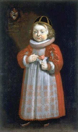 unknow artist Knabenportrat Joseph von Orelli, mit Wappen. oil painting picture